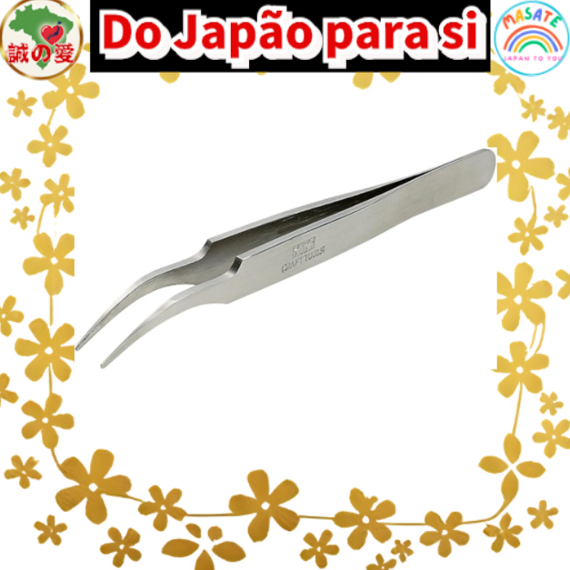 TAMIYA Craft Tools No.108 Precision Tweezers (Round Tip), Non-Magnetic Stainless Steel for Scale Models & Crafts, Made i
