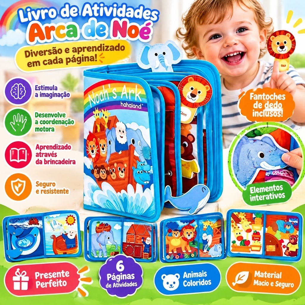 Toddler Felt Montessori Busy Book Atividade Sensorial Boards Fine Motor Skill Quiet Car Travel