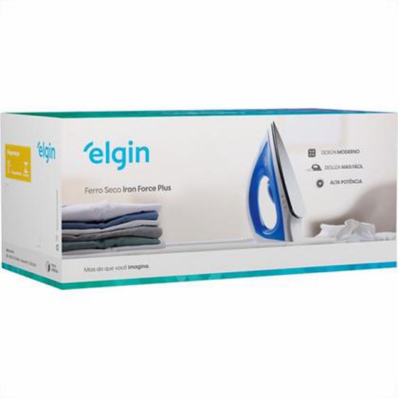Ferro A Seco Elgin Iron Force Ii Base Antiaderente - 127V