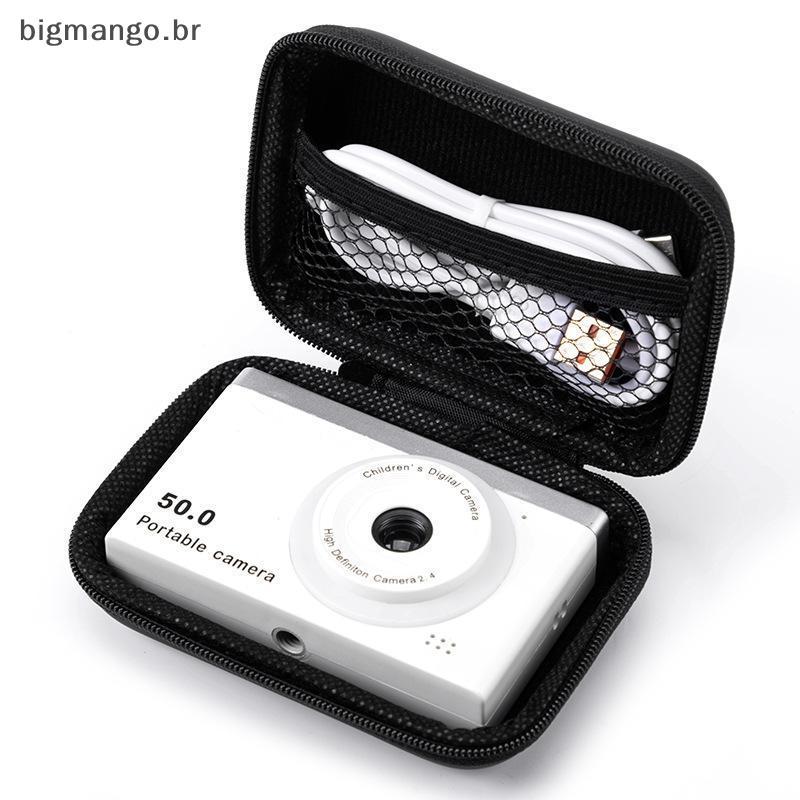 BIBR Business Trip Hard EVA Storage Case Shell Com Malha Poeta Para Fones De Ouvido Cabos Mini Camera Gadget Bag .