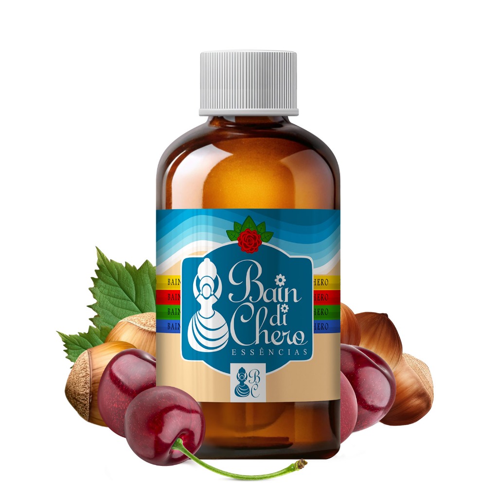 Essência Aromatizante Óleo Lipossolúvel Para Velas Aromaticas e Incensos - Cereja com Avelã 500ml