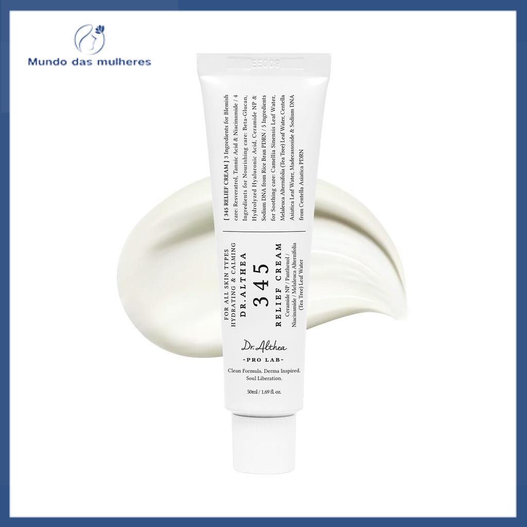 Dr.Althea 345 Relief Cream 50ml/147 Barrier Cream 50ml - Lightweight Post-Acne Care
