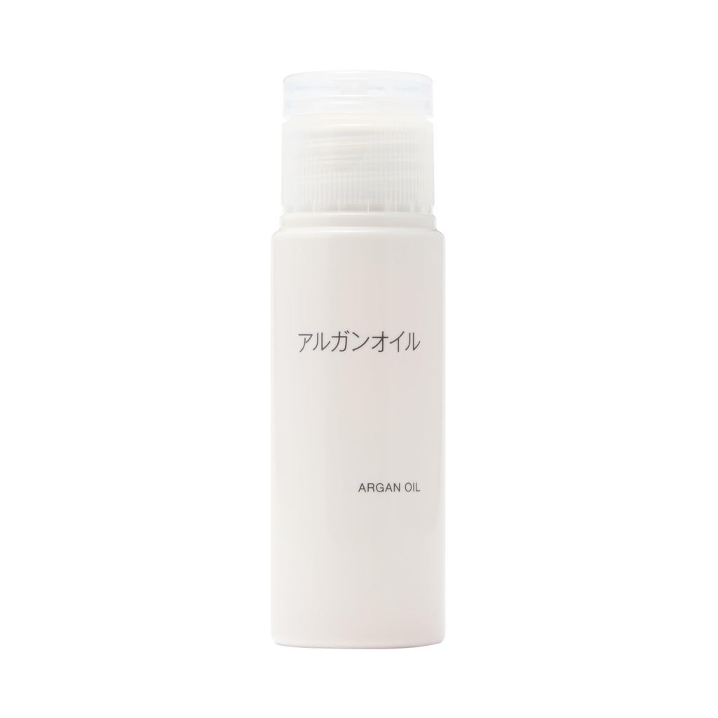 MUJI Pure Argan Oil Essential Fatty Acids Moisture Balance Face Body Travel Size Lightweight Fragrance-Free from Japan