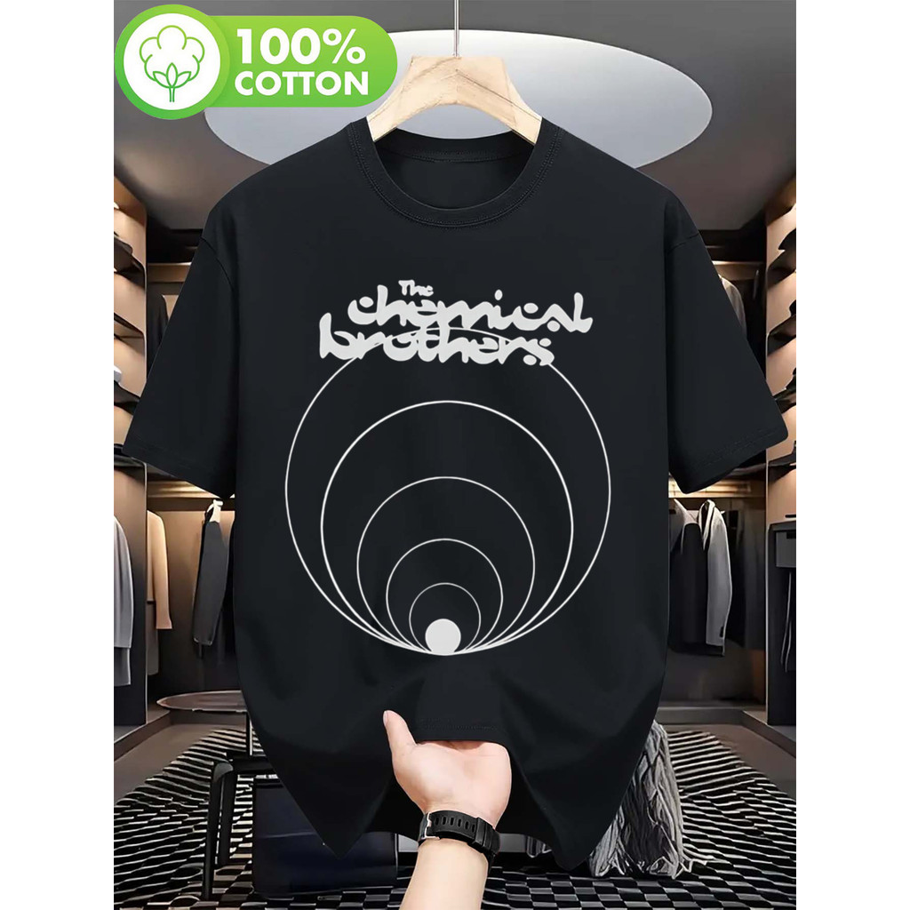 Camiseta T-shirt Algodão Graphic Tee Black White Abstract Design Lightweight Casual Formal Confortável Moderna Estilosa