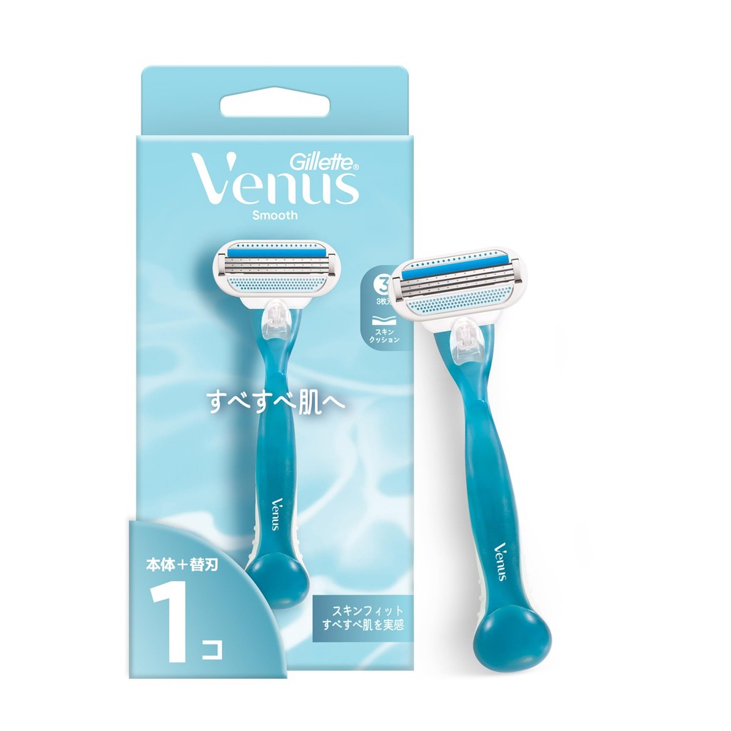 Gillette Venus Womens Womens With Body Substacement Blade 1 Piece para a Razor de pele lisa para mulheres