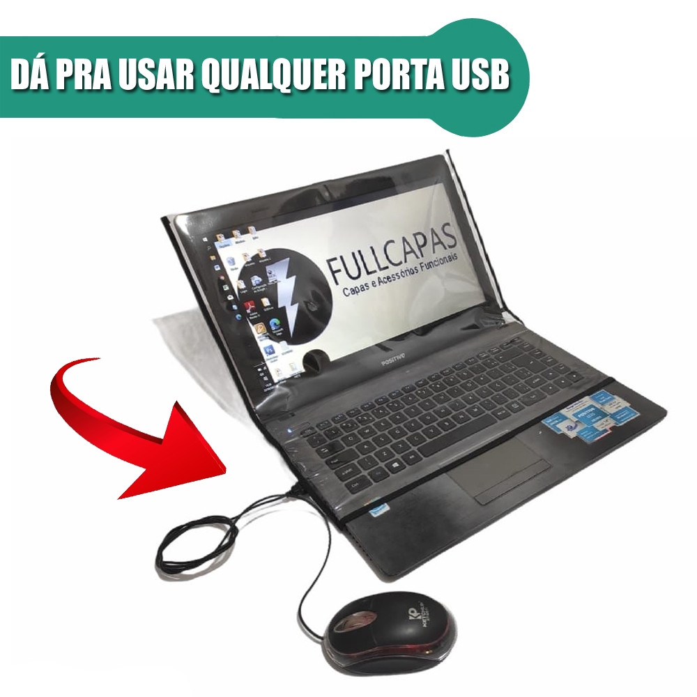 Capa para Notebook que cobre o Touch Pad Transparente Impermeável