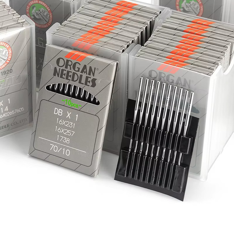 10 Unidades Agulhas Organ DB*1 Costura Reta Industrial 16x257 55/7-125/20 JUKI BROTHER SINGER