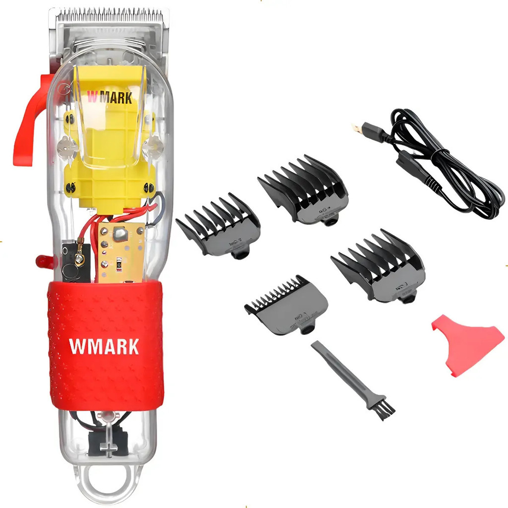 Máquina de Corte Profissional Wmark NG-108A Clipper Sem Fio Bivolt