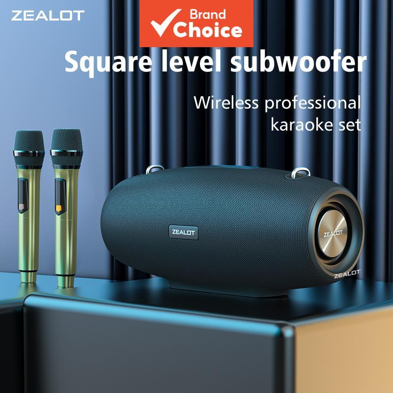 Caixa de Som Bluetooth Portátil ZEALOT S67, Áudio Wireless Externo 60W, Graves Profundos, Bateria Recarregável 14400mAh,