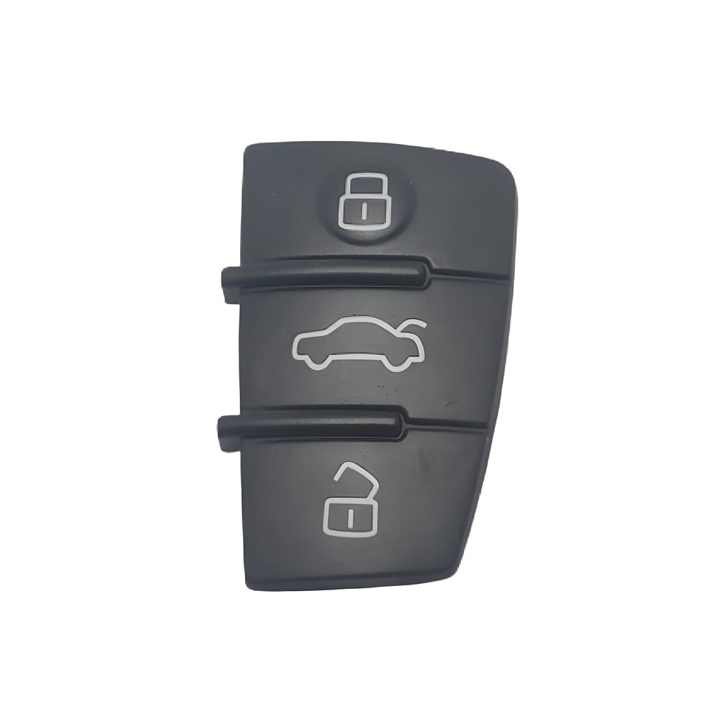 Capa Botão Borracha Keypad Chave Aud A3 A4 A1 TT Q3 Q5 Q7 2006 2007 2008 2009 2010 2011 2012 2013 3 Botoes