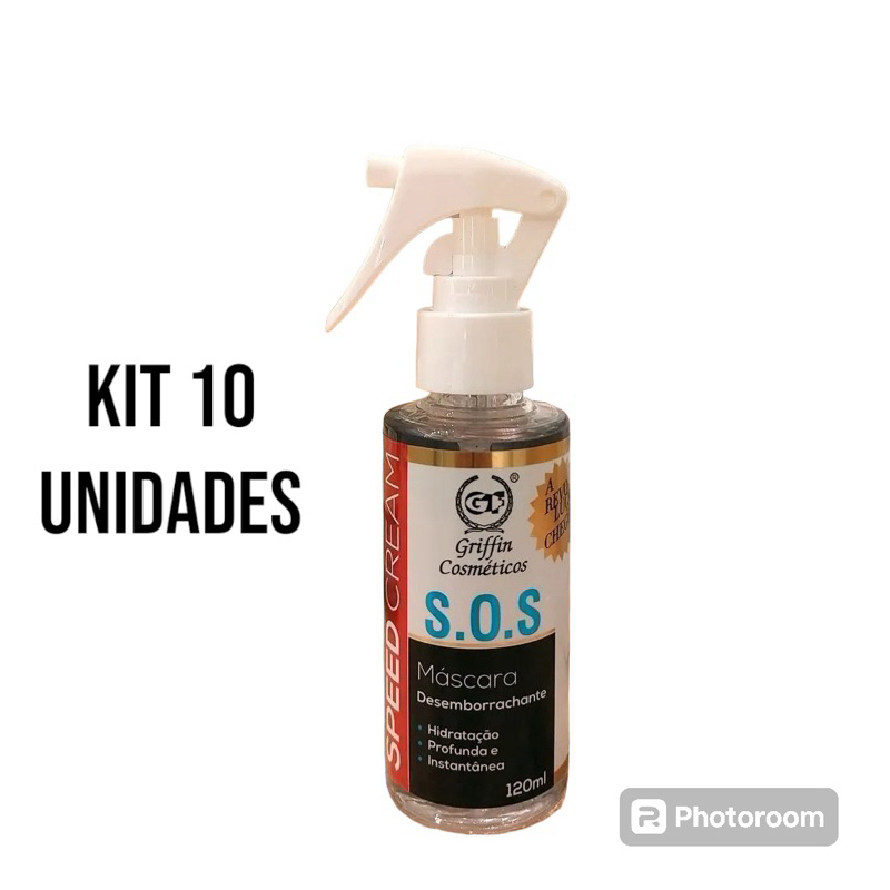 Kit SOS Speed Cream  Máscara Desemborrachante (10 UNIDADES)