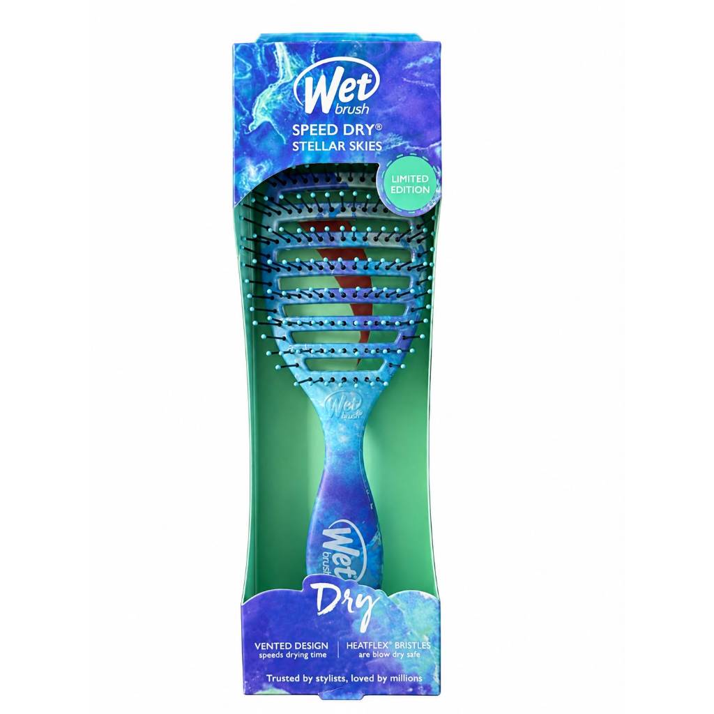 ESCOVA DE CABELO WET BRUSH SPEED DRY STELLAR SKIES IMPORTADA EUA