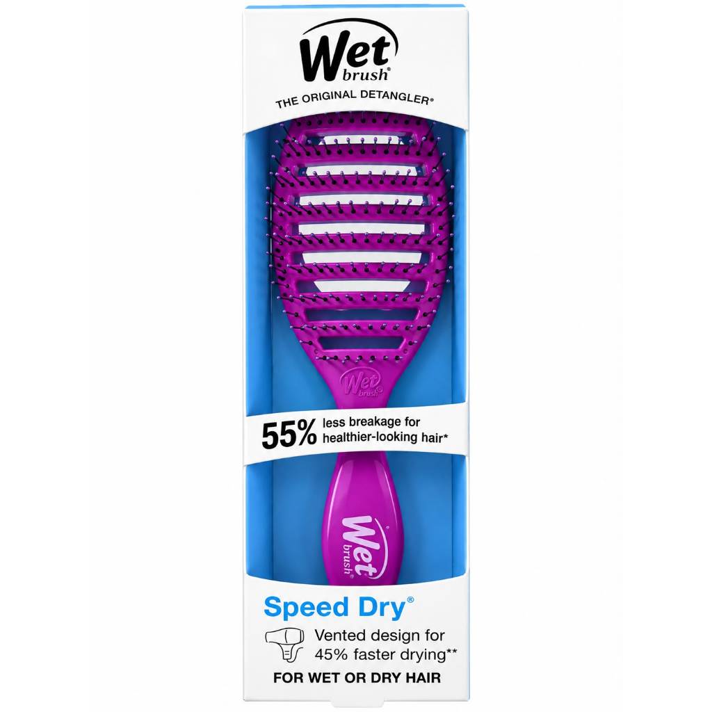 ESCOVA DE CABELO WET BRUSH SPEED DRY PURPLE IMPORTADA EUA