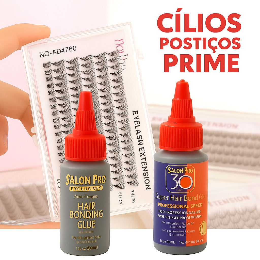 Salon Pro Cola para Cabelo Super Hair Bond Glue 30mL - Super Speed para Peruca e Mega Hair Profissional