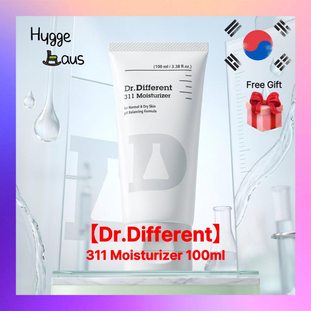 Dr.Different 311 Hidratante 100ml Creme De Cuidados Com Umidade Para Barreira De Pele Sensível