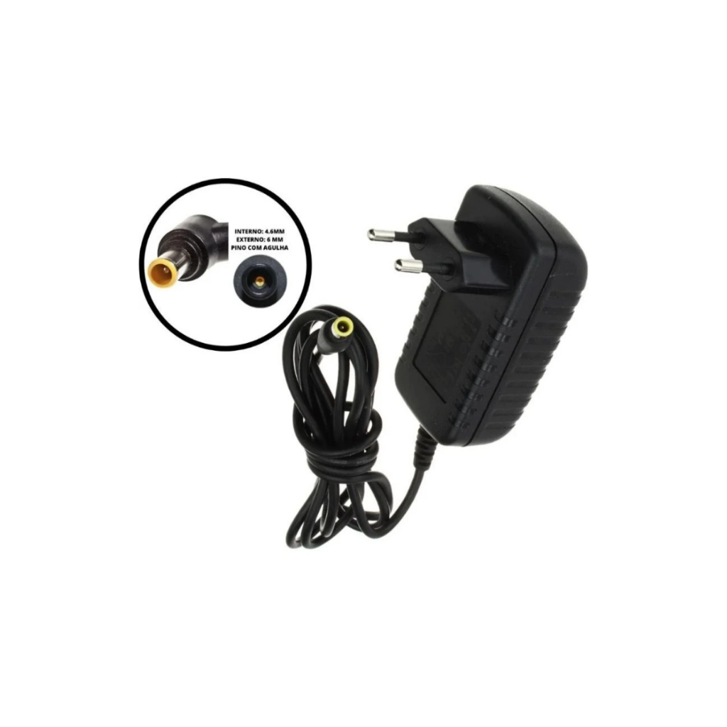 Fonte Compatível para Monitor LG 12v LCD Led Flatron W1643c W1943c E1950 P/ Todos Modelo 12v