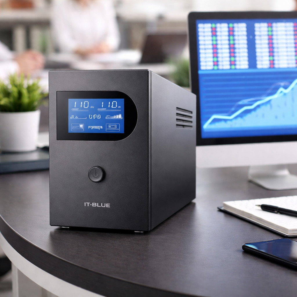 Nobreak com LCD 1200VA 1000VA Estabilizador Automático Proteção Energia para Eletrônicos MAX-0405
