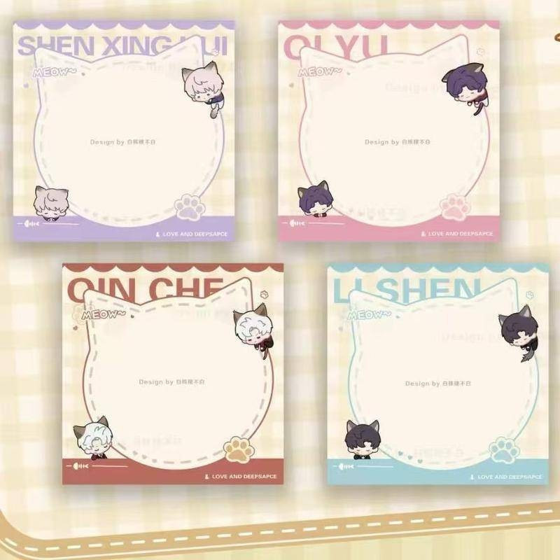 4Cat Play Set，Include Xavier、Zayne、Rafayel、Ralayo、Sylus、Qin、Che、Qi、Yu、Blo。