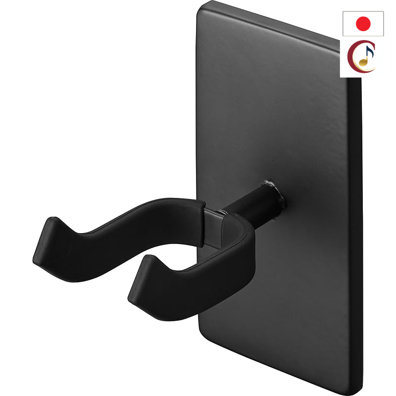 Yamazaki Tower Wall-Mount Guitar/Ukulele Hanger, Drywall/Plasterboard Compatible, Includes Pin Set & Wood Screws, Floati