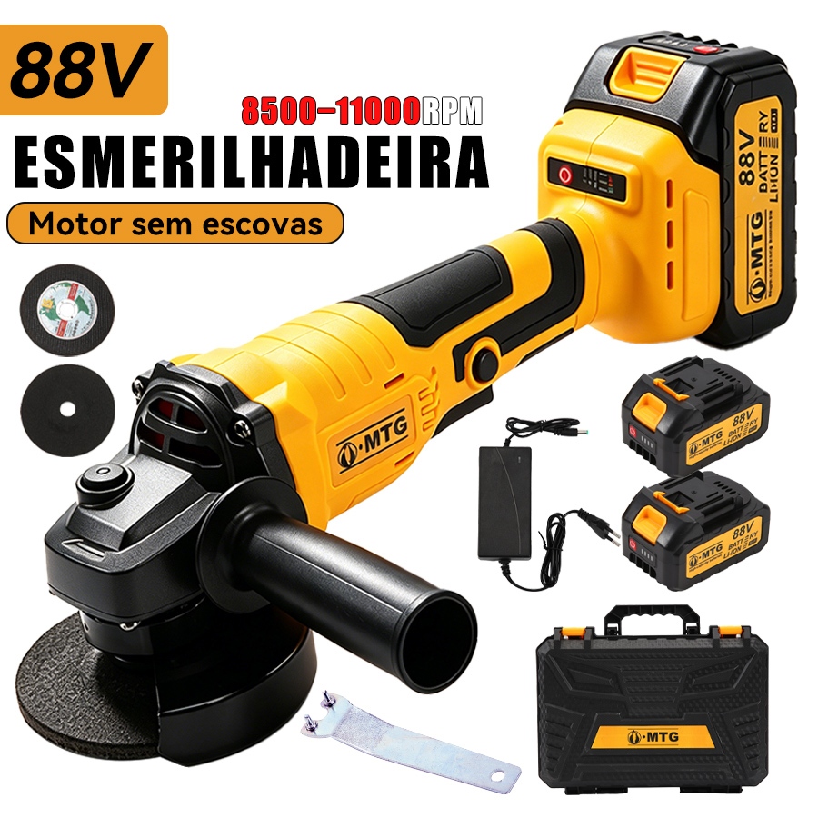 rushless Cordless Angle Grinder – 100mm (1/2