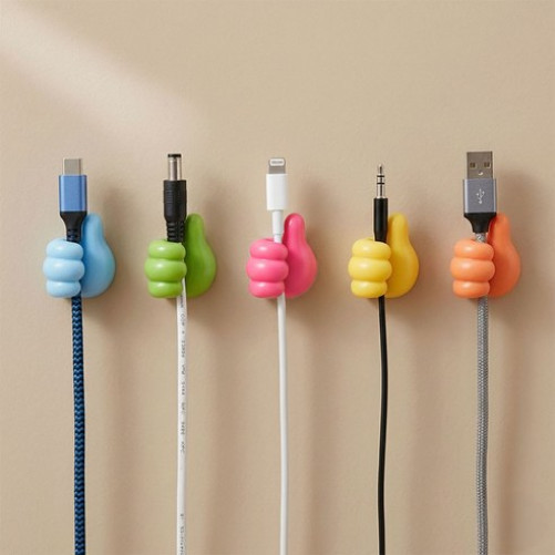 Non-slip Cable Management Clip Holder