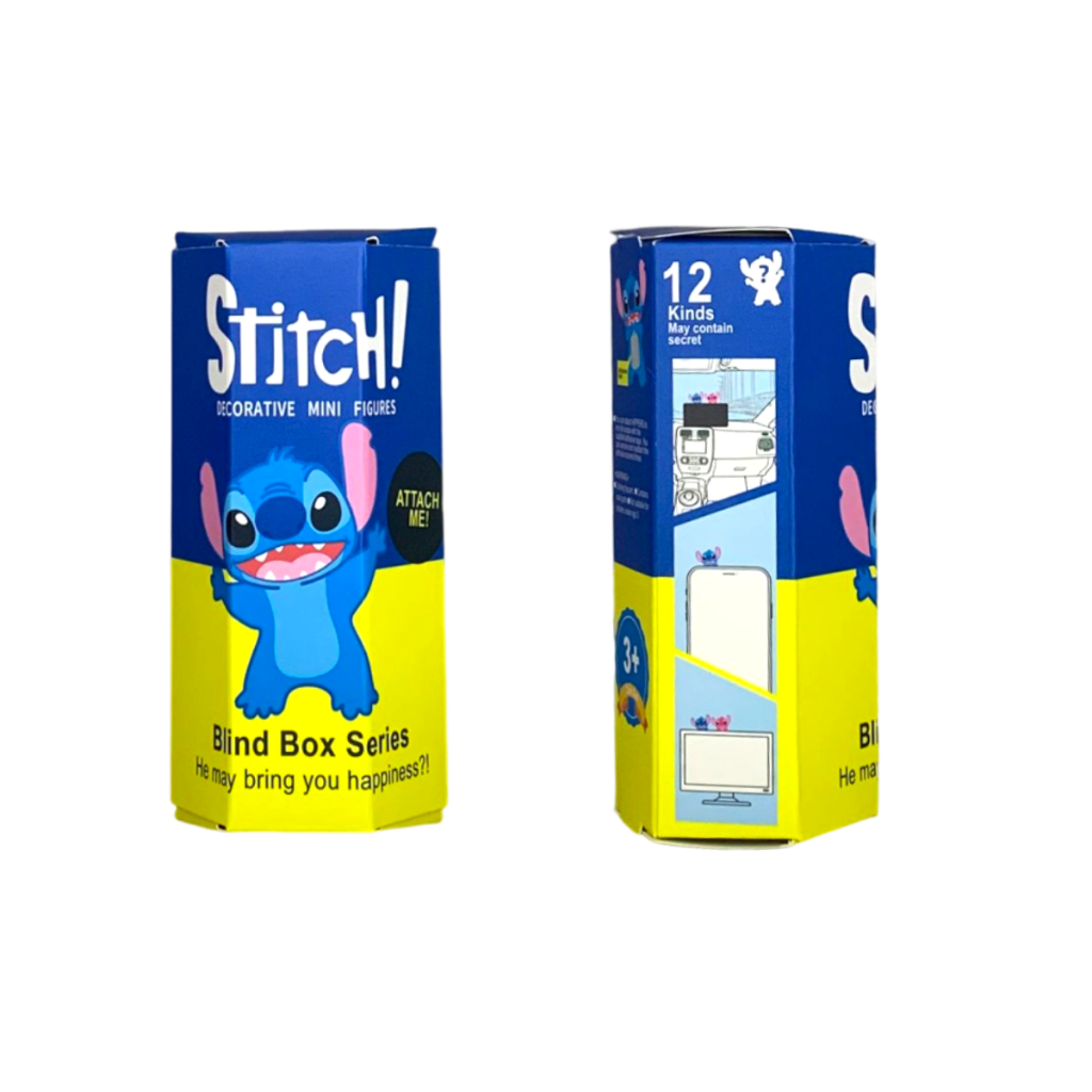 Mini Boneco Stitch Decorativo Colecionável Estilo Blind Box Adesivo Para Decoração De Celular