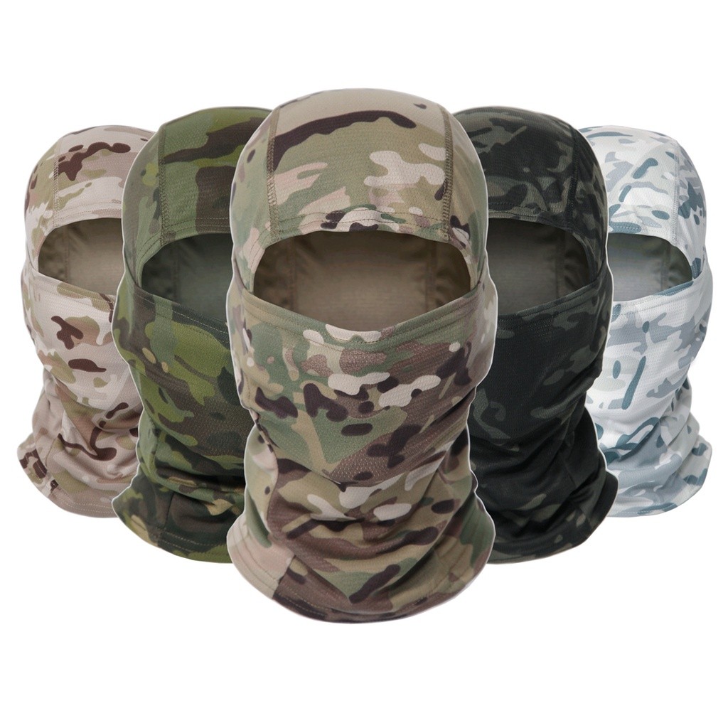 Máscara Balaclava Tática Camuflada Respirável Airsoft
