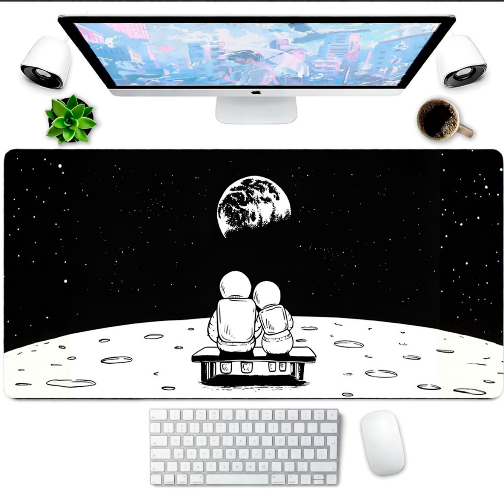 Mouse Pad Gaming Personalizado Masculino Desk Pad Gamer 80x30 Ideal Para Jogos Trabalho e Home Office