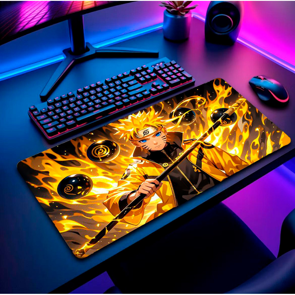 Mousepad Gamer Grande 80x30cm Mouse Pad Gaming Desk Mat Antiderrapante Para PC Teclado Mouse Escritório