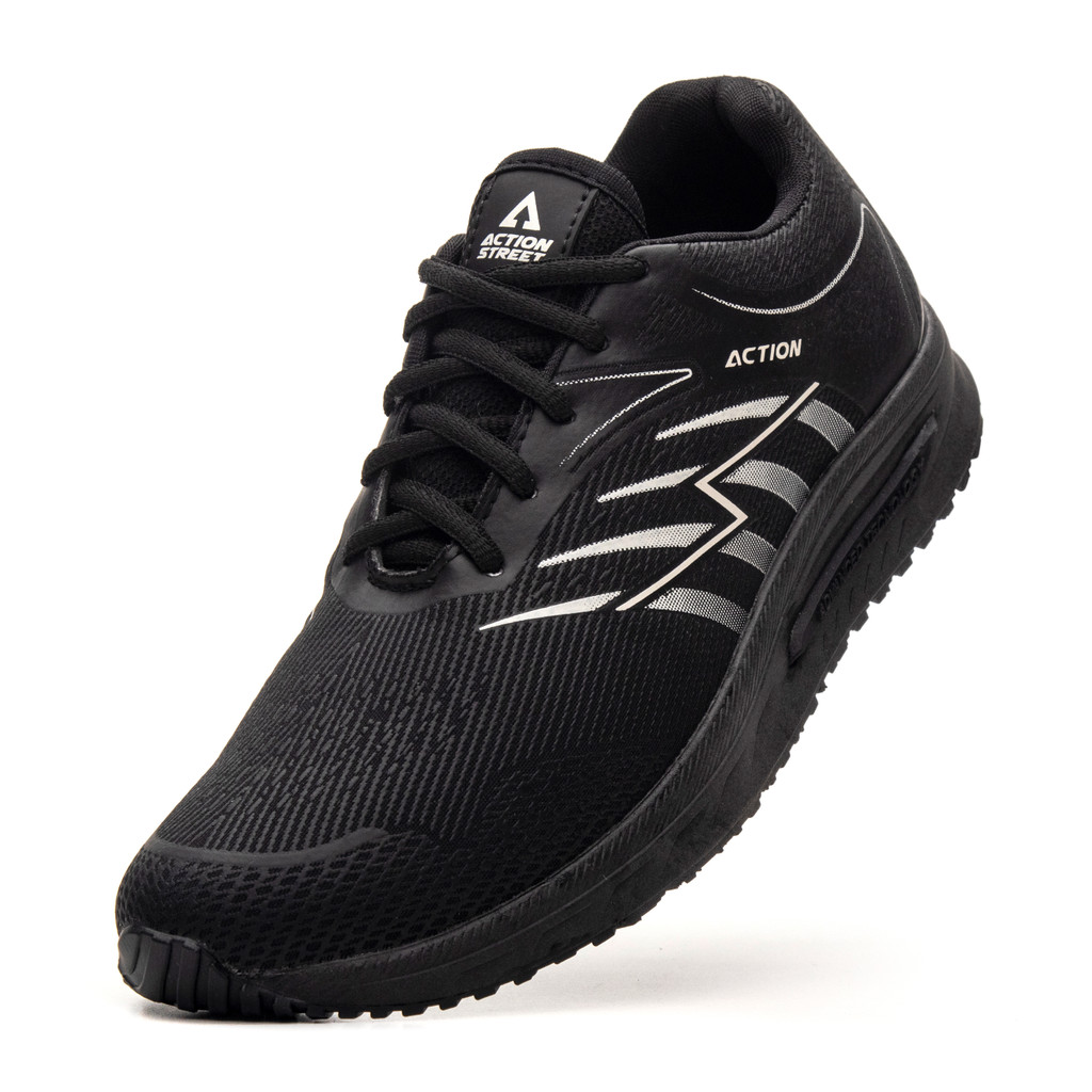 Tênis Esportivo Unissex Academia Leve Street Preto/Preto DIfranca - AS800