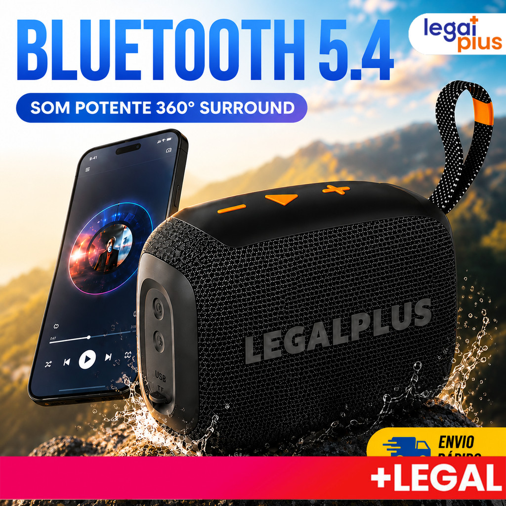GO4 Caixa Wireless Bluetooth 5.3 Speaker GO 4 Portátil mini speaker potente