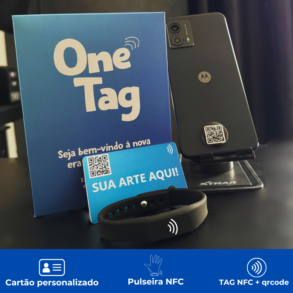 Cartão De Visita Digital de aproximação Kit Empresario Cartão,tag,pulseira
