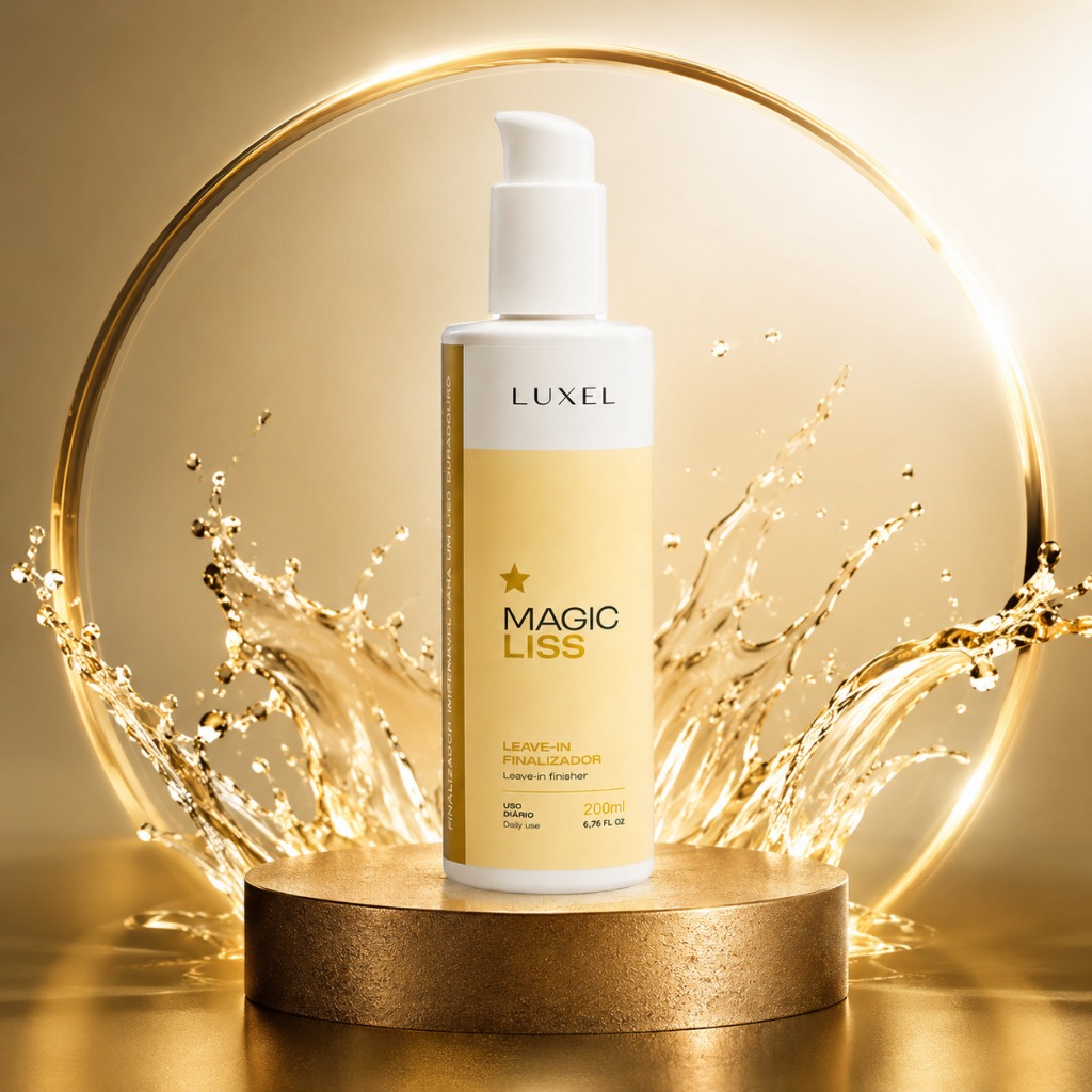 Protetor Térmico Capilar Antifrizz Leave-in Defrizante para Escova e Chapinha Luxel 200ml