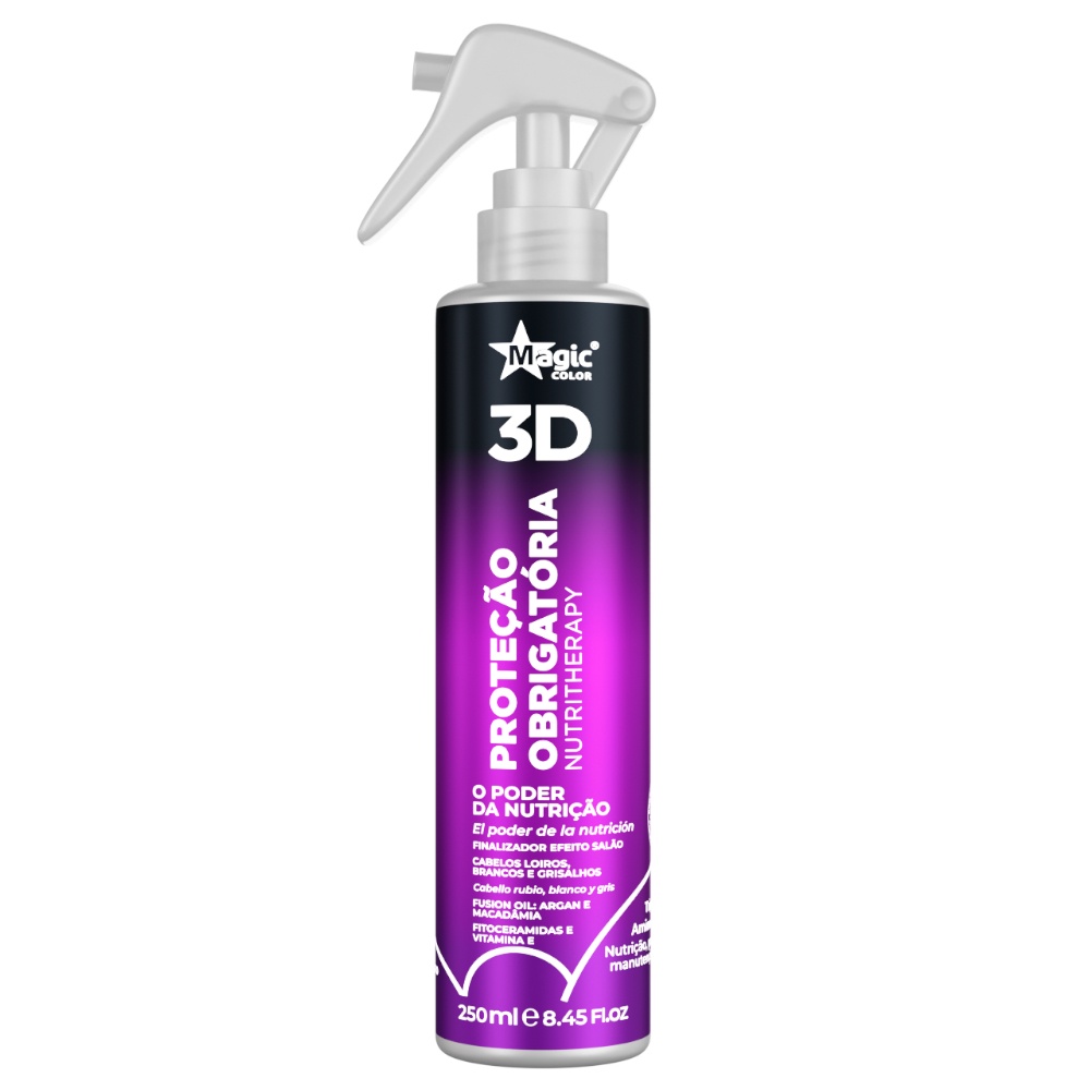 Proteção Obrigatória 3D Nutritherapy Magic Color 250ml