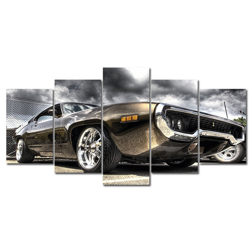 Quadro Decorativo Sala Hall Bar Dodge Challenger Muscle Car