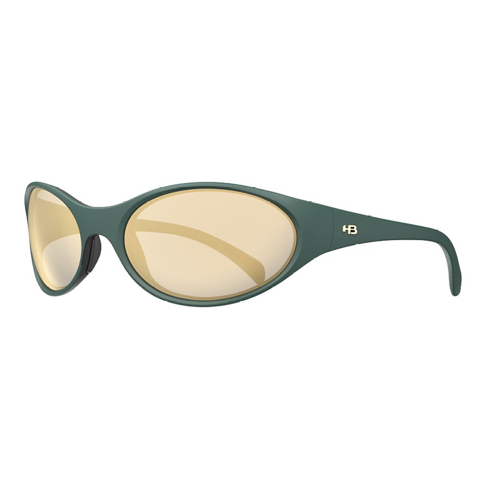 Óculos Casual De Sol HB Aliens Return M Military Green Gold Chrome