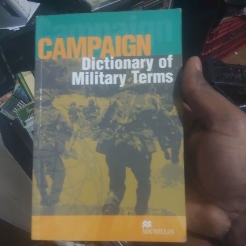 Livro - Campaign Dictionary of Military Terms (em Inglês) - Richard Bowyer