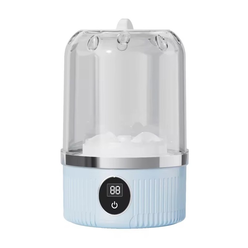 Lavadora Portátil Compacta USB Tipo C Sem Fio 15W 1L Automática Recarregável Ideal para Viagens e Pequenas Peças