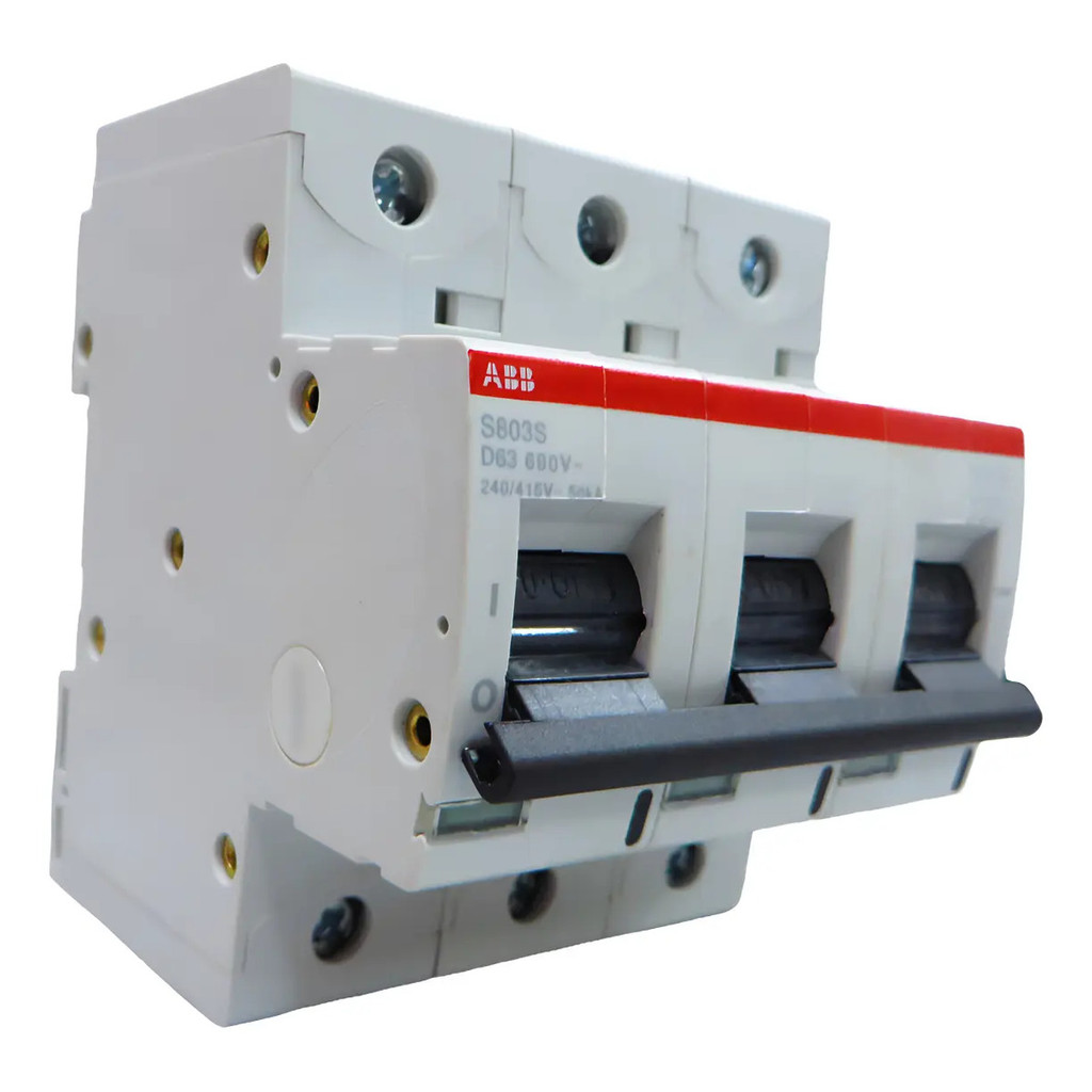 Disjuntor Tripolar 50ka A 240/415v 63a S803s-c63