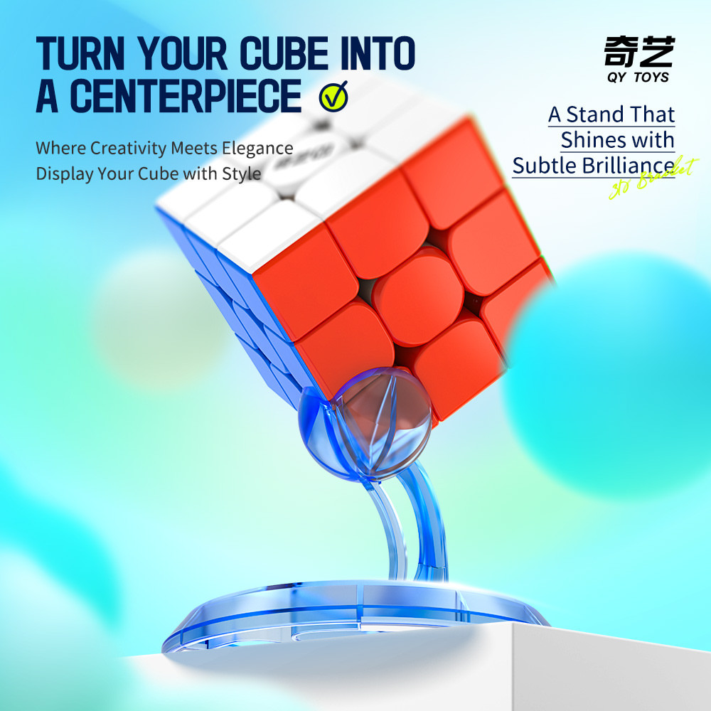 QiYi 3D Bracket for Speed Cube Transparent Stand