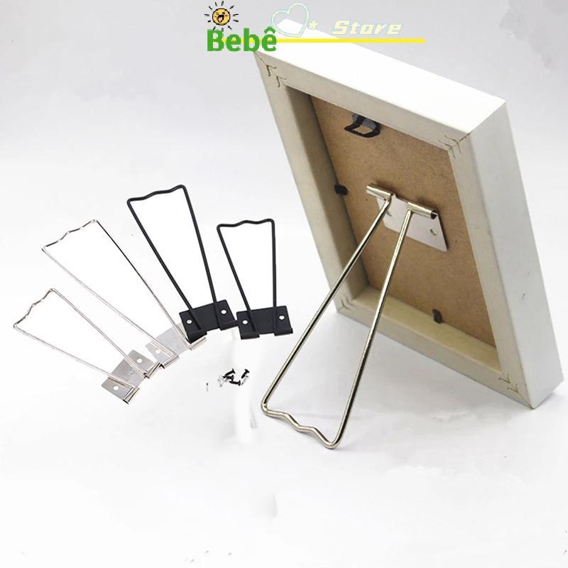 BRKC Photo Frame Metal Bracket Picture Braet Para 5 8 10 12 Polegadas Display Cavalete Stand