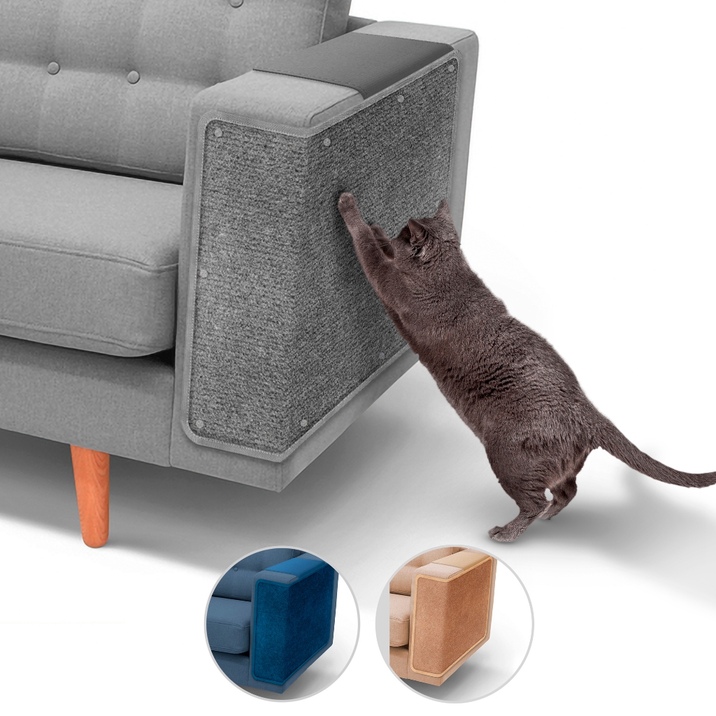 Protetor De Sofá E Arranhador Para Gatos Com Suporte Ricapet- Par
