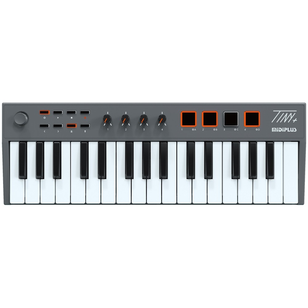 Midiplus Tiny+ Controlador Midi USB Avançado 32 Teclas