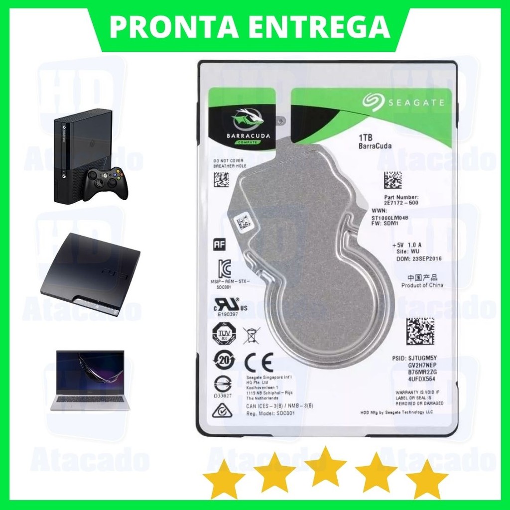 HD 1TB Interno 2.5