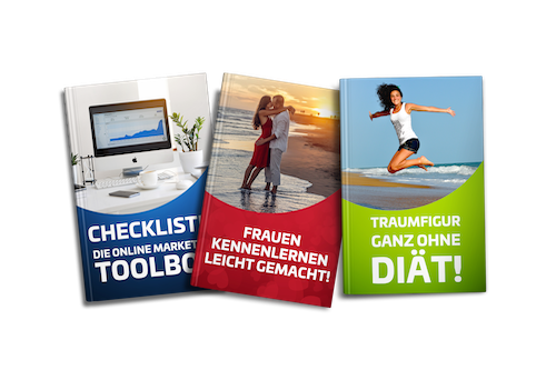 3 Ebooks Geld, Liebe und Ernährung