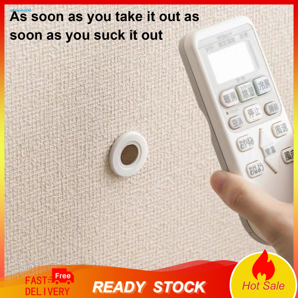 Remote Holder 6/12 Pcs Magnetic Control Holders Wall Mount Organizer Drill-free Easy Installation Storage Brackets for T