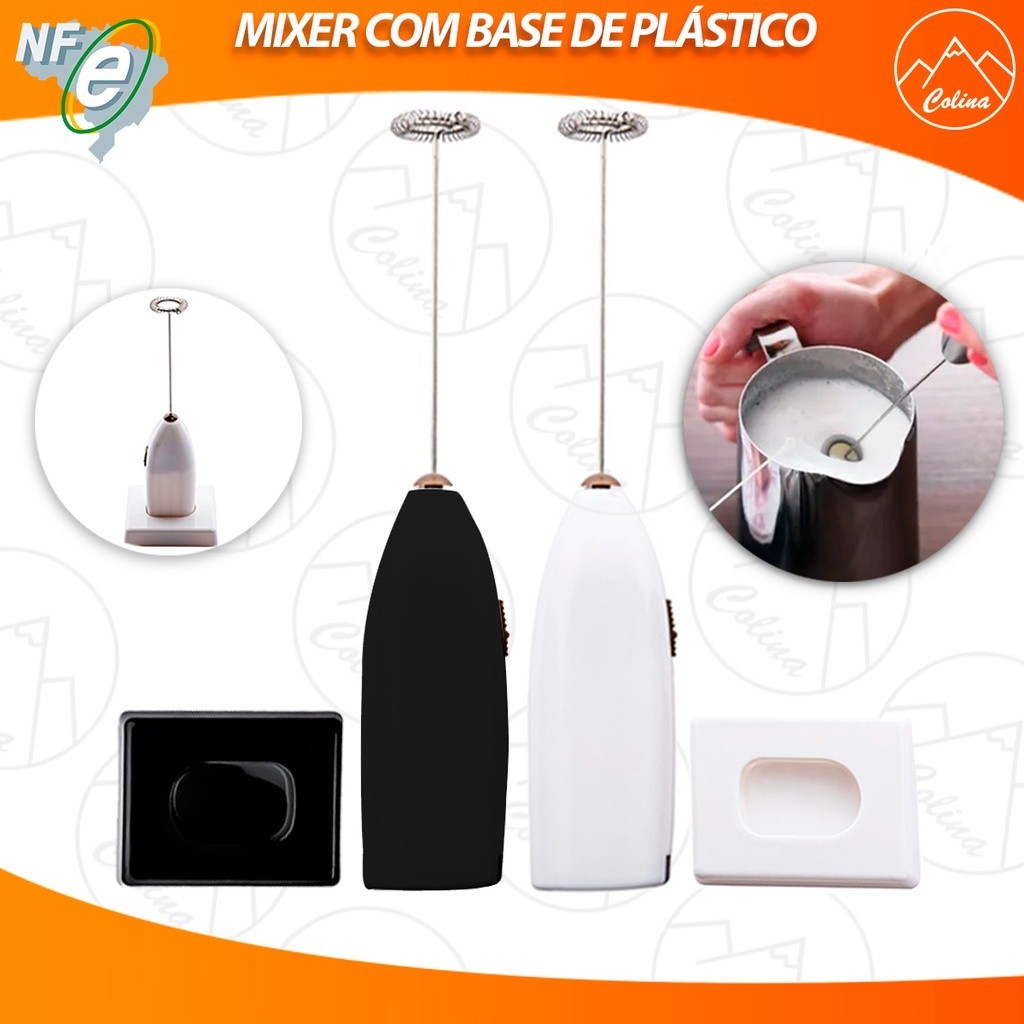 Mini Mixer de Bebidas Misturador Portátil Com Base de Plástico Salte Oficial