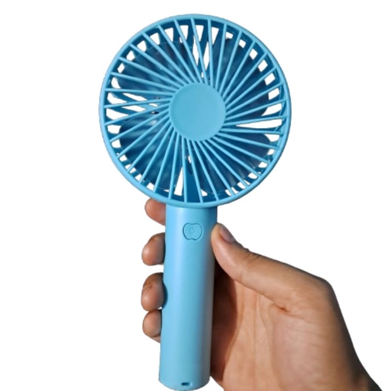 Mini Ventilador com Base Portátil Recarregável Colorido