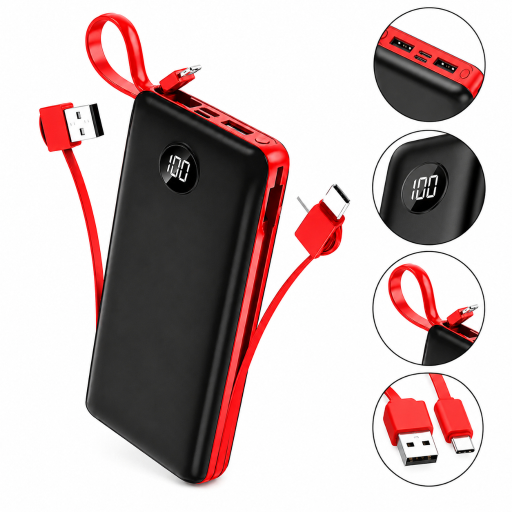 Carregador Portátil Turbo Premium Power Bank 20000mAh Original Universal