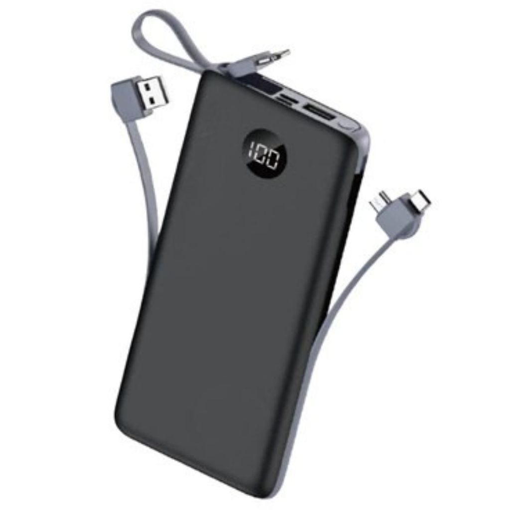 Carregador Portátil 3.1a Power Bank 20000mAh Turbo C/ Cabo